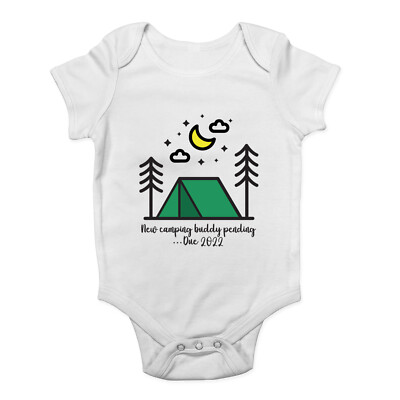 Personalisierter neuer Camping Buddy Due Baby Body mitwachsender Weste Jungen Mädchen