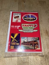 NEW Laughing Elephant Restaurant Peel-Off Sticker Blank Note Card & Envelope