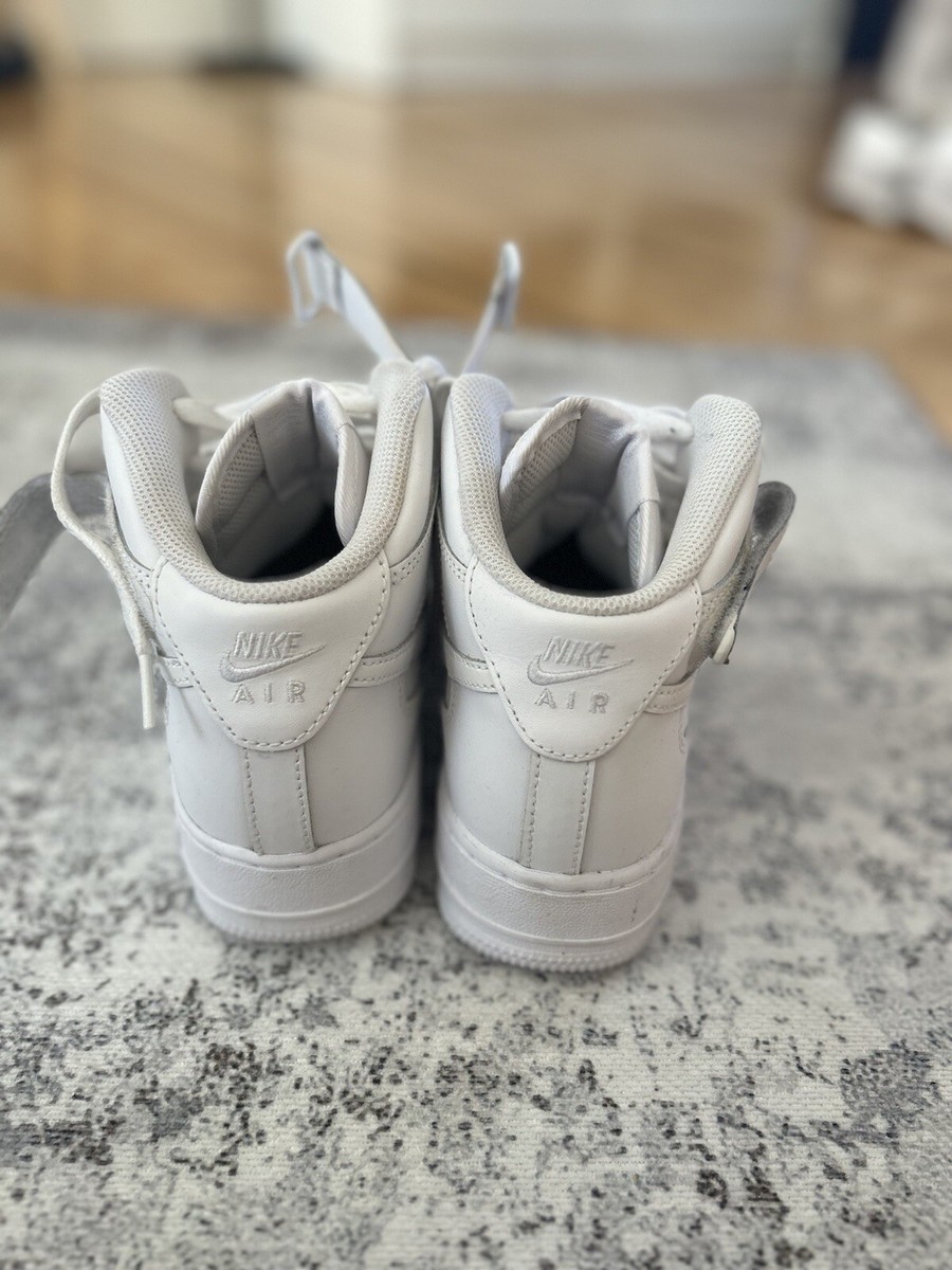 Size 6 - Nike Air Force 1 '07 Mid Triple White W | eBay