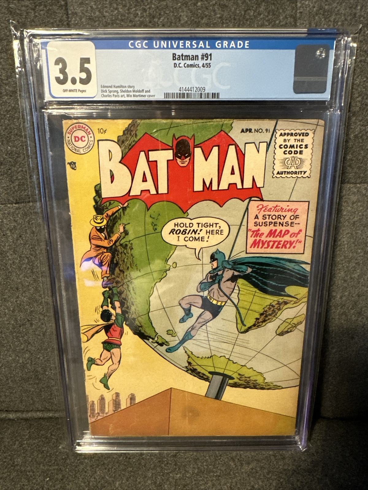 Batman 91 Golden Age Comic CGC 3.5 “The Map Of Mystery!” eBay