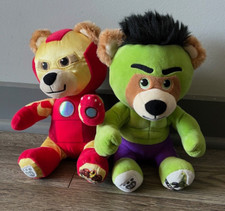 Marvel Plush Build A Bear Incredible Hulk Iron Man Plush Hero Toy 9"