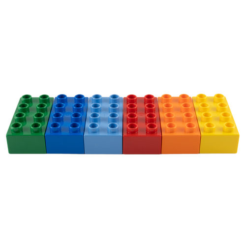 LEGO® DUPLO® 2x4 Steine Bausteine - 50 Stück - Grundbausteine NEU - Bild 3 von 8