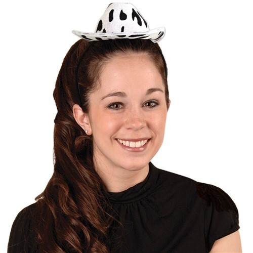 Cow Print Cowboy Hat Headband Cow Print Party Supplies And Decorations cow-print-cowboy-hat-headband-cow-print-party-supplies-and-decorations