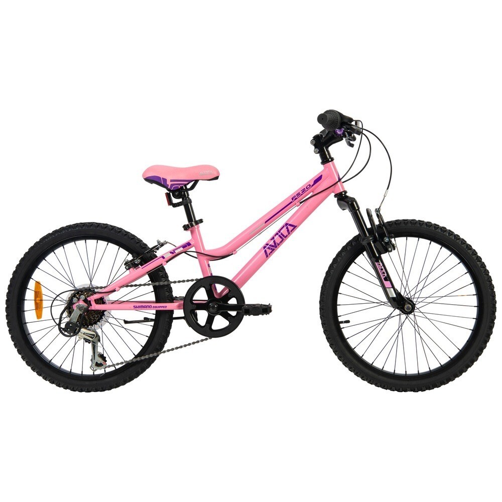 20 Inch Pink Mountain Bike Avoca FS20 For Girls Children Outdoor