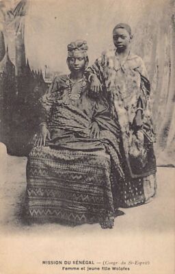 Senegal - Wolof woman and young girl - Publ. Congrégation du Saint-Esprit - Miss
