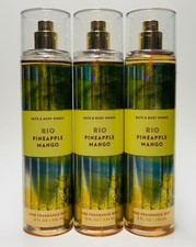 3 Bath  Body Works RIO PINEAPPLE MANGO Fine Fragrance Mist Spray
