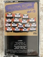 Collectors Records Of The 50's and 60's Vol. 13 Cassette 1982 C154207 Tested