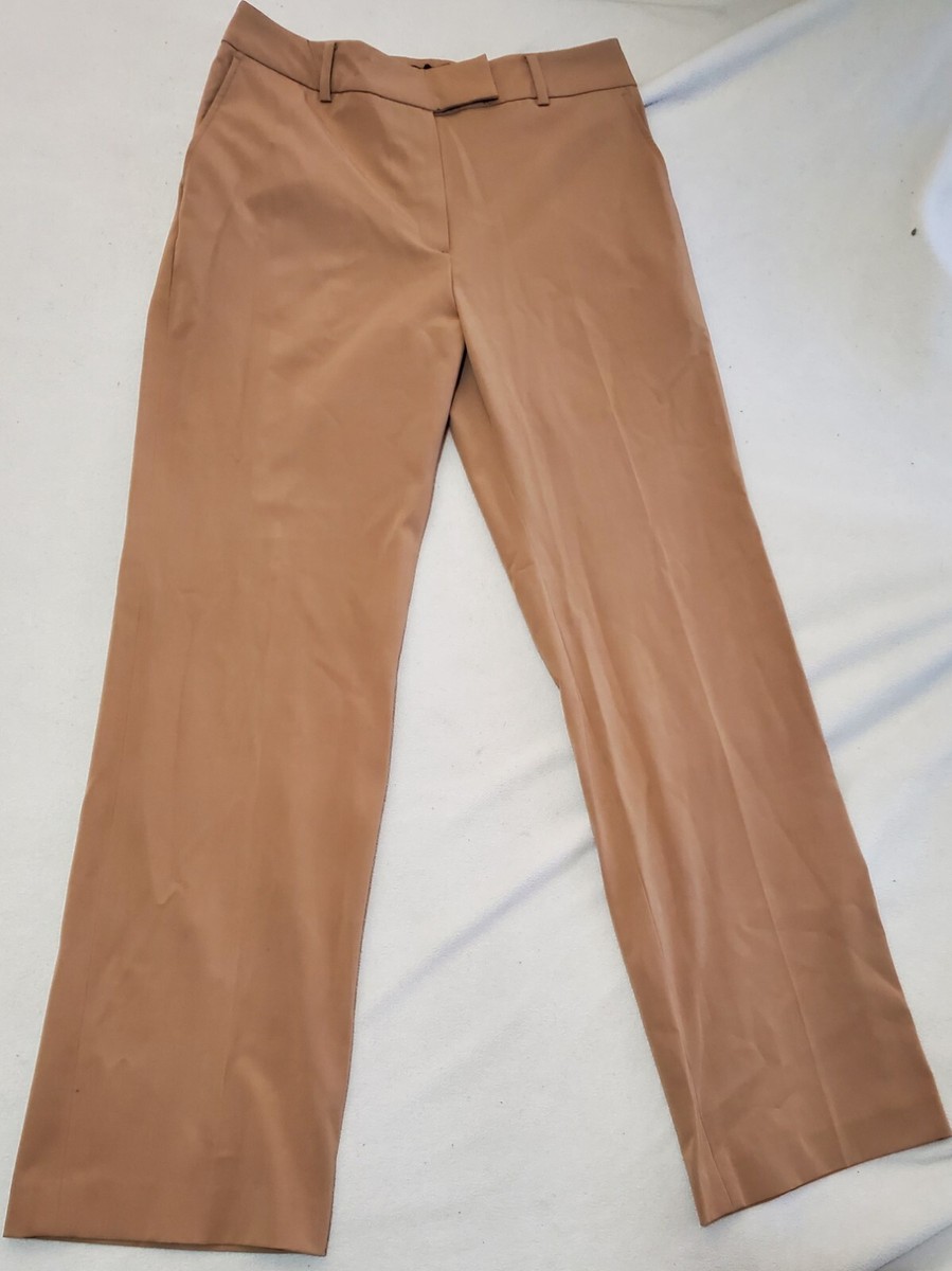 womens dress pants beige Trendy, Chic Women's Clothing Boutique The Workshop Women's Khaki Tailored Dress Pants, Polyester, Size L Lane 201