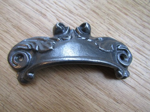 Gabinete de cocina HIERRO FUNDIDO armario cajón perillas tirón manijas rústico vintage retro - Imagen 7 de 10