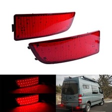 F&uuml;r Mercedes Sprinter 906 ab 06/2006 2X Rot Linse Rot LED Sto&szlig;stange R&uuml;ckleuchte