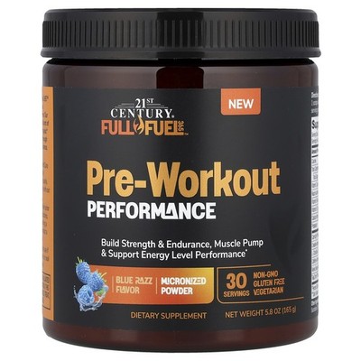 Full Fuel 365 , Pre-Workout Performance, Blue Razz, 5.8 oz (165 g)