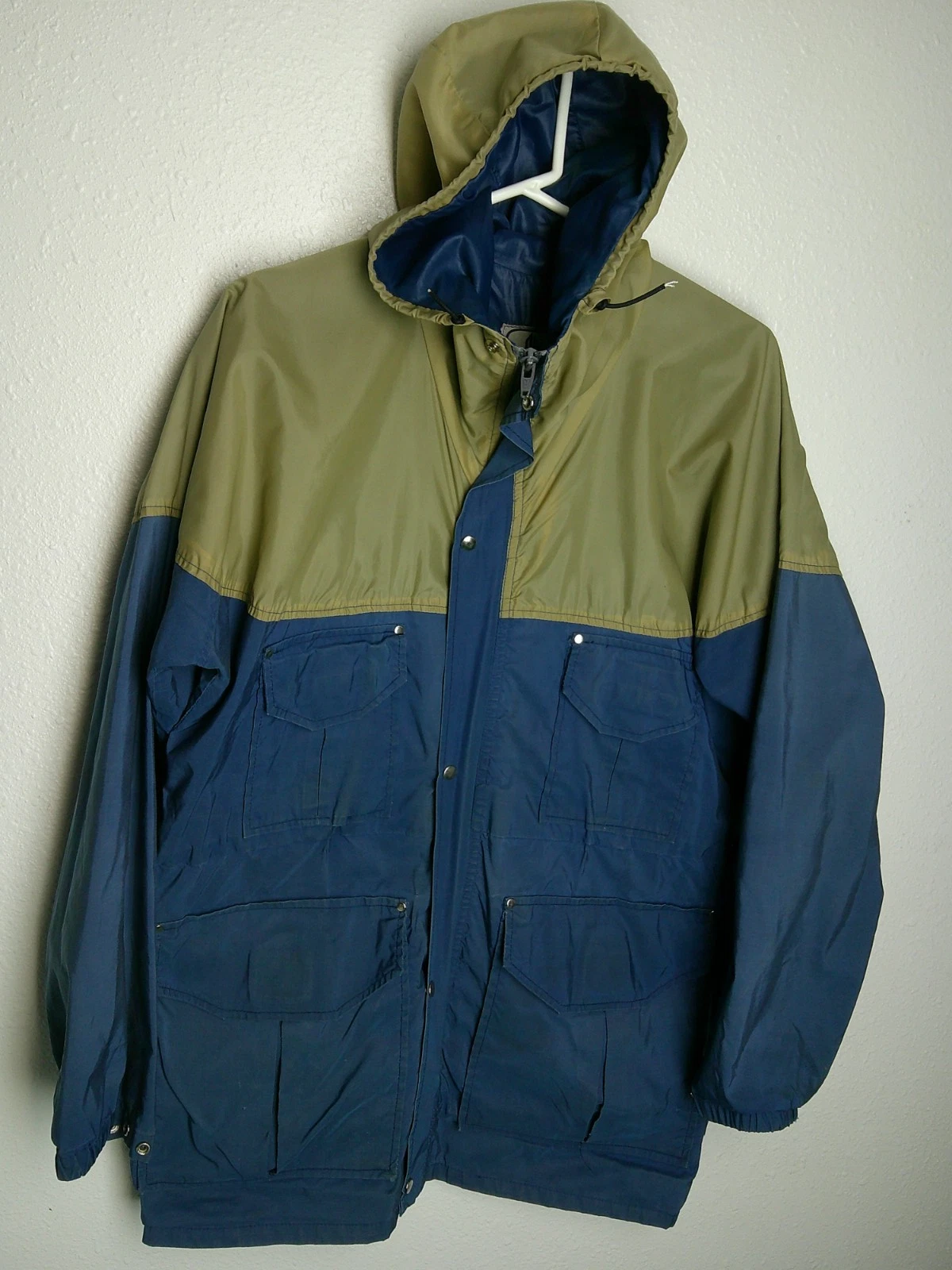 Vintage 60's 1970's Alpine Products mountain Parka Jacket sz M 60/40 Nylon USA