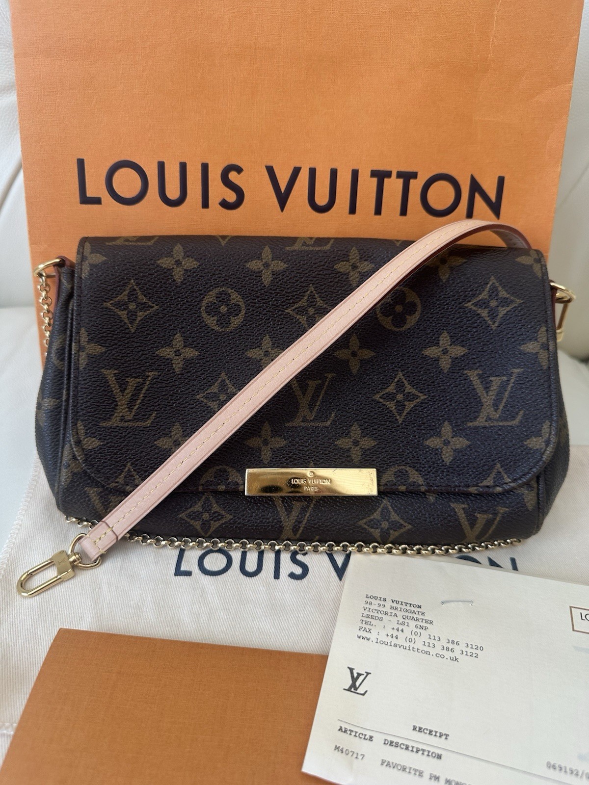 Louis Vuitton Favorite Monogram Crossbody PM Brown Canvas