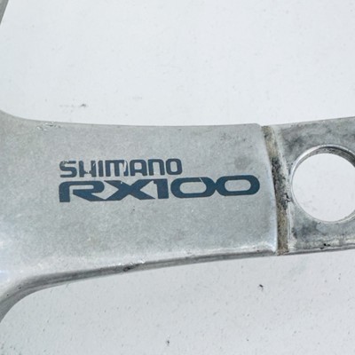 Vieux Pédalier Shimano RX-100 (FC-A550) – Double Plateau 170 Mm – Pour Vélo Course – Occasion
