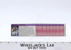 Starscream Action Figure Tech Spec 1984 Vintage Hasbro G1 Transformers