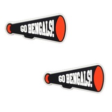 NFL Cincinnati Bengals Football Team For Shoes Shoe Charms - 2 pieces