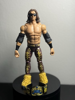 #ad Custom WWE Mattel Ultimate Edition John Morrison w Tag Team Title – READ DESC🔥 $77.99
