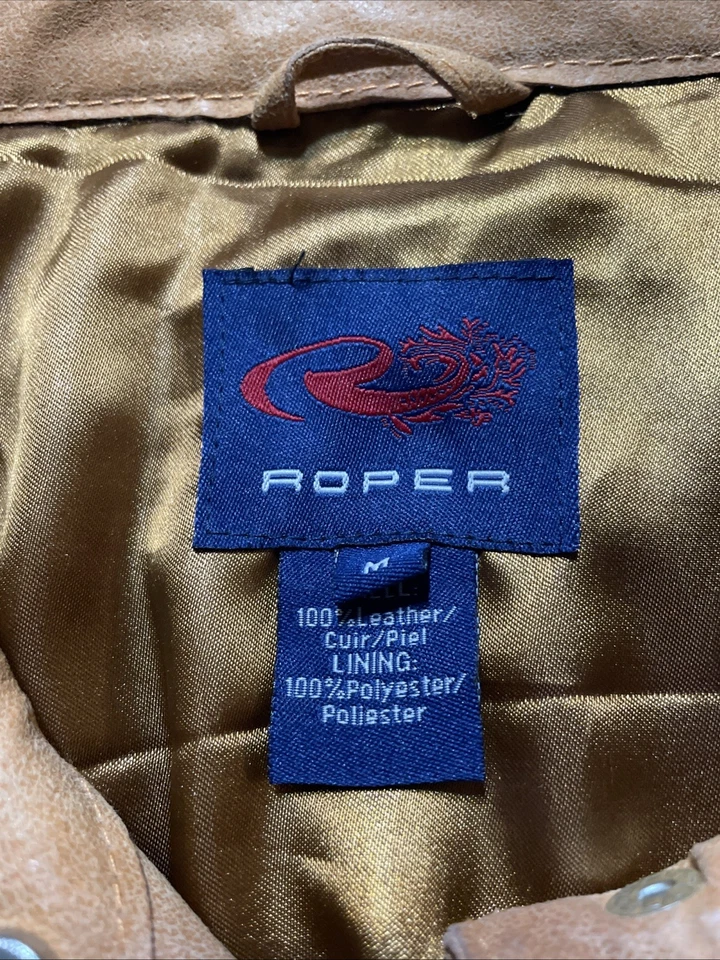 Chaqueta Camisa Roper Para Mujer Gamuza Cuero Western Snap Grande Cruz Tostada Forrada Foto 3 de 4