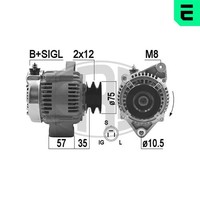 ERA Lichtmaschine Generator 80A 14V FüR Toyota Land Cruiser 80 J8 J7