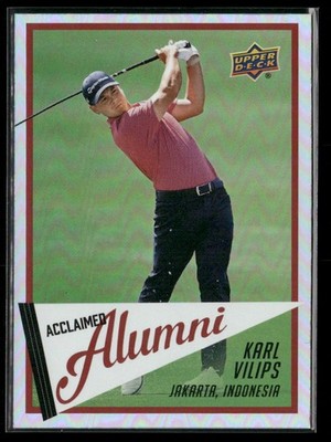 Karl Vilips 2026 Upper Deck Acclaimed Alumni #AL-16 PGA LPGA