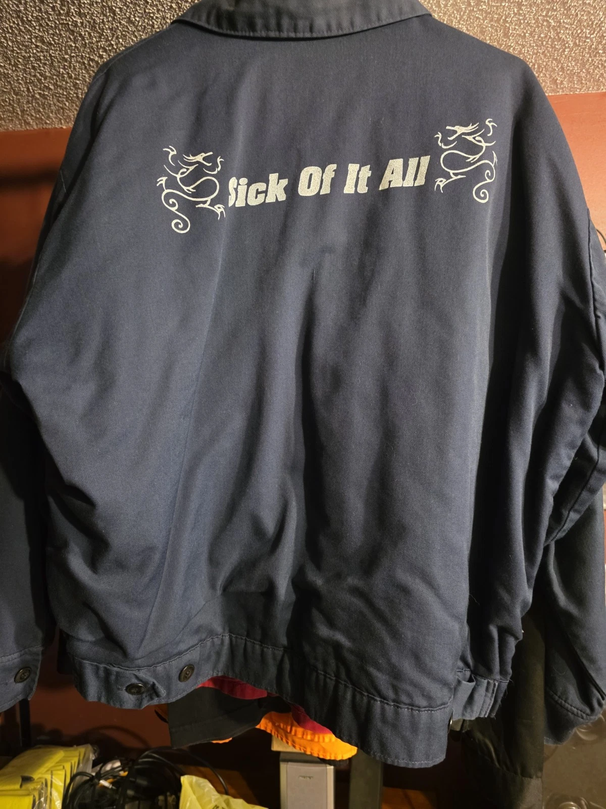 Sick Of It All Work Jacket Vintage 90's SOIA Biohazard NYHC Built To Last (Lou) - product detail image 5