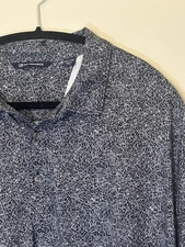 Cutter and Buck Men’s Black White Design Polo Size 3XL