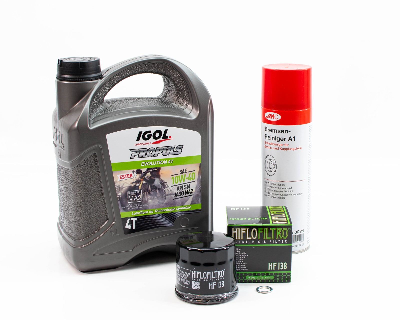 Pack entretien vidange premium pour Suzuki GSXR 1100 lubrifiant IGOL Propul