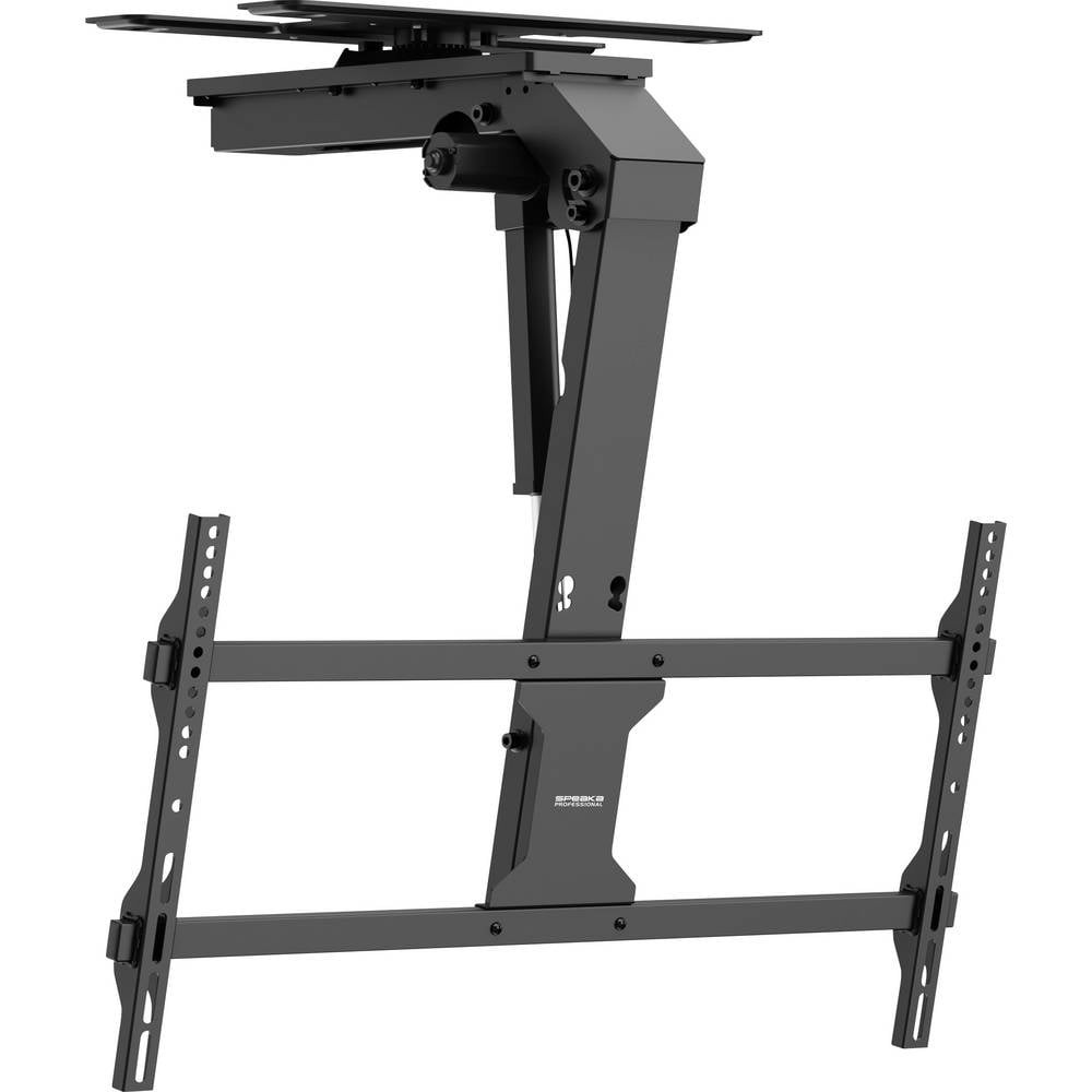Support TV pour plafond en acier renforcé au design épuré pour salle de réunion