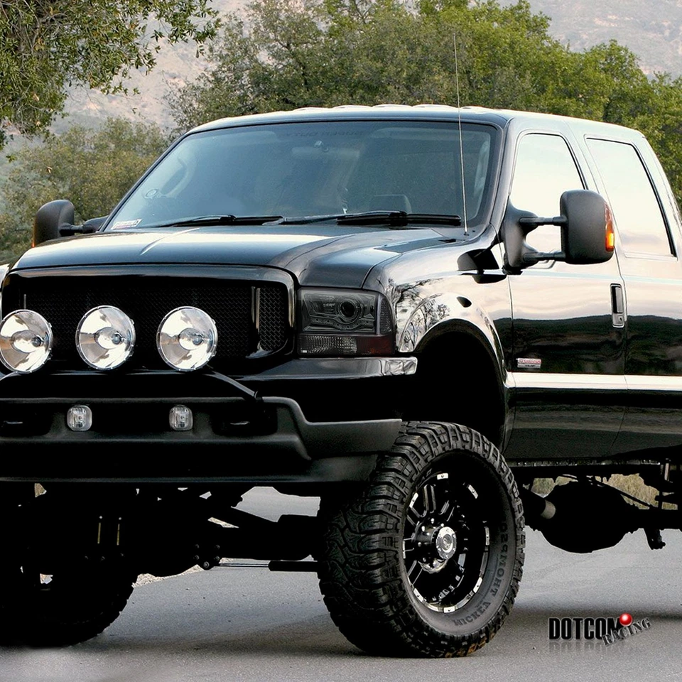 Fit 1999-2004 Ford F250 F350 Super Duty Excursion Smoke Corner Signal Lights Foto 2 de 4