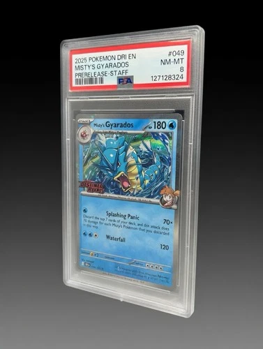 Pokémon Misty's Gyarados 049 Destined Rivals Rare PSA 8