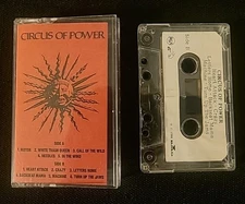 🎪" Circus Of Power "🎪 Rare Original Demo Cassette Tape, 1988" RCA... 🔥 🎪 🔥
