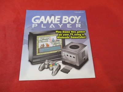Game Boy Player Nintendo Game Boy Advance Gamecube Promo Offer Insert ONLY
