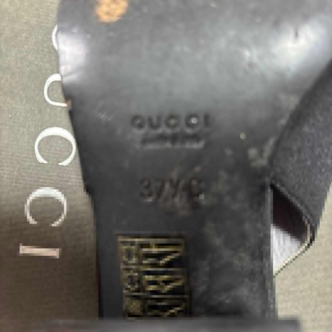 Gucci Pumps Shoes Metal Hardware Square Toe Size 37.5 US About7.5 For Women thumbnail 24