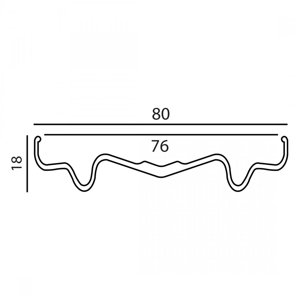 HED B.A.D 26" Fat Aluminum Rim - Tubeless-Ready, Disc Brake, Lightweight 630g - Image 2 of 2