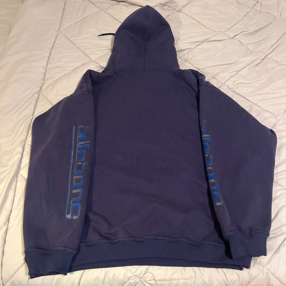 Sudadera con Capucha Billabong Años 90 De Colección Para Hombres XL Spellout Grunge Skate Surf Azul Marino Foto 2 de 4