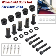 Windshield Bolts Screws Well Nut Screw Caps Kit For All Harley Road Glide