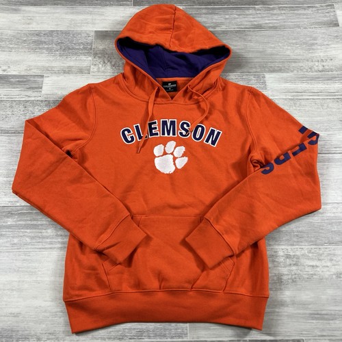 Sudadera con Capucha Pullover Para Mujer Pequeña Coliseo Naranja Clemson Tigers Fuerte y Orgullosa NUEVA - Imagen 1 de 10
