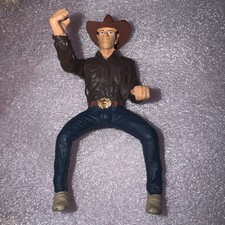 Schleich HORSE RIDER COWBOY Rodeo Man Retired 2015 Movable Arm / Lasso