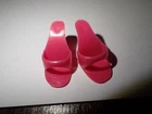 Vintage Barbie Doll Rose Pink Open Toe Heels VERY NICE Japan