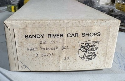 Sandy River Car Shops On2 WW&F Caboose 301 Craftsman Kit w/ Plans