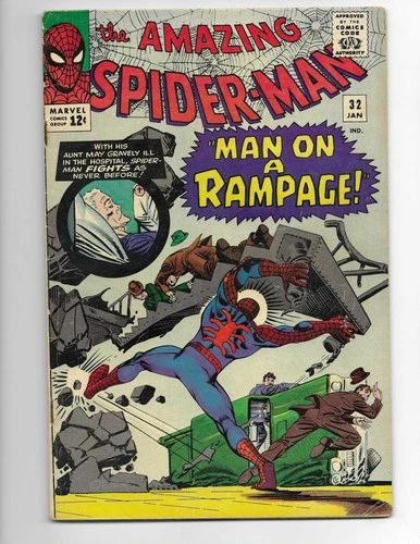 Amazing Spider-Man 32 1966 Marvel Comics VG 4.0 2nd App Curt Connors