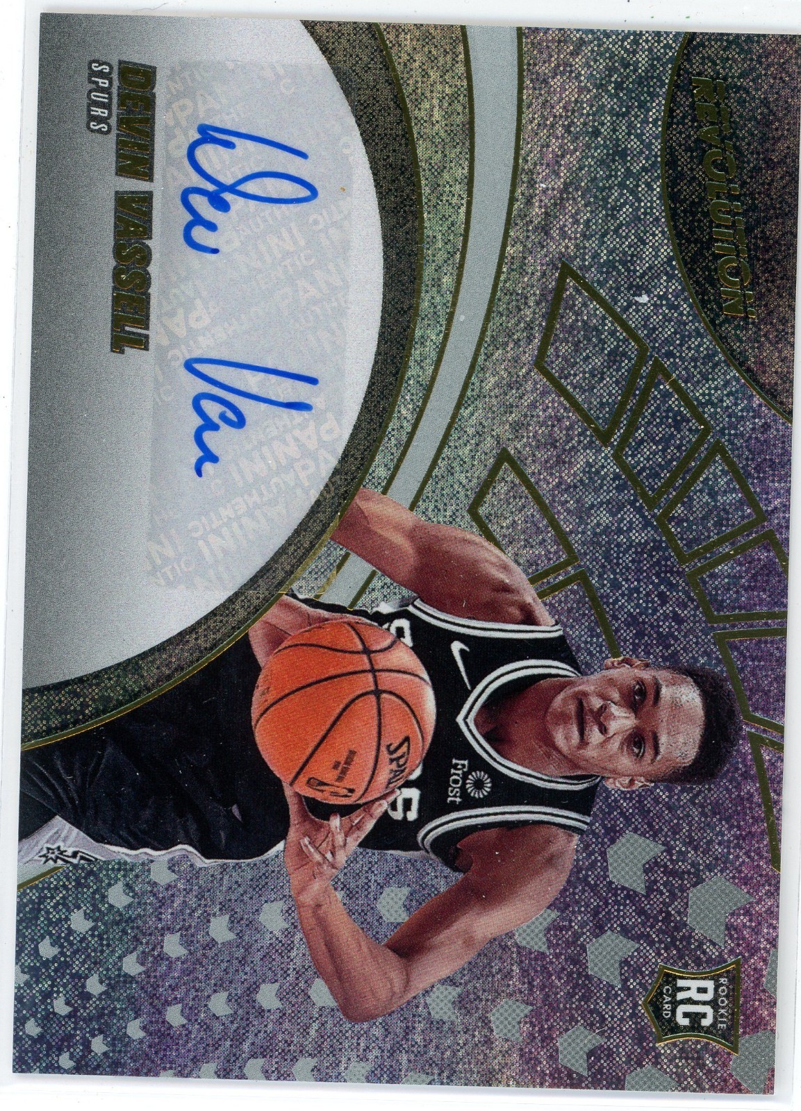 2020-21 Panini Revolution  Rookie Autographs Devin Vassell #RA-DV (AU, RC) Spurs