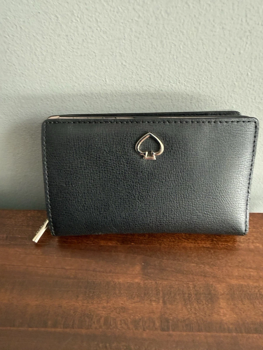 kate spade new york Black Leather Wallets for Women for sale  display picture 1