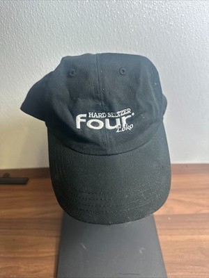 Four Loko Hard Seltzer Black Adjustable Hat   Rare Promo Merch