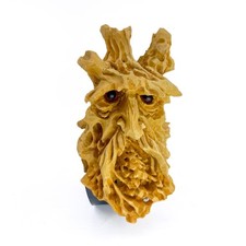 S.Yanik Meerschaum Pipe Talking Tree, Ent Tobacco Smoking Pipe with Case