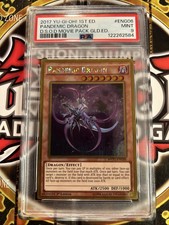 YuGiOh PANDEMIC DRAGON #MVP1-ENG06🔥PSA 9 MINT🔥1st EDITION-2017 GOLD RARE