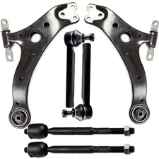 Front Tie Rod End Lower Control Arm Suspension For Toyota Highlander 2004-2007
