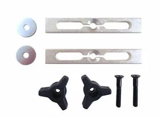 2 Piece Expandable Miter Gauge Slot Jig & Fixture Hold Down Kit 4-3/4" 731035