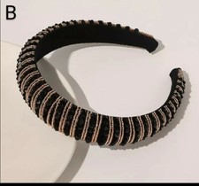 Head Hoop Band Rhinestone Beaded Hairbands Fashion Crystal Headband Accessories