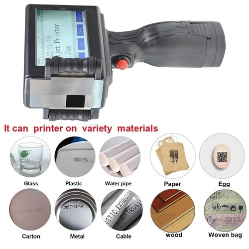 Tintenstrahldrucker 600 DPI Inkjet Drucker Barcode LOGO QR Code Datum Wörter - Bild 8 von 13